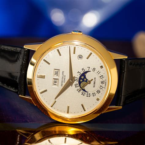 patek philippe perpetual calendar moonphase|Patek Philippe annual calendar watch.